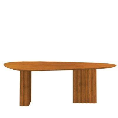 Mesa Para Sala De Jantar Isis Orgânica 1,80m Cinamomo - Leifer