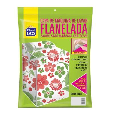 Capa para Máquina de Lavar Plast Leo 731-GG para Lavadora Grande com Interior Flanelado 66x72x102