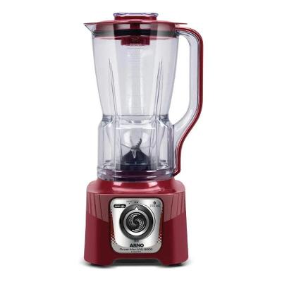 Liquidificador Arno Power Max XXL LN86 2200W Copo Plástico Vermelho Carmim 220V
