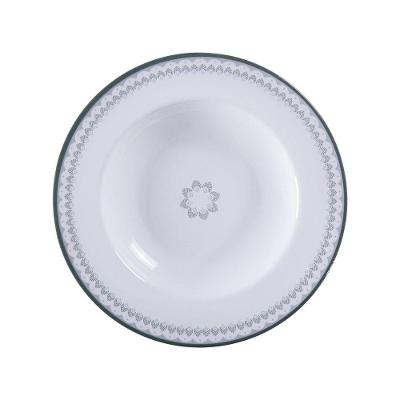 Prato Fundo Tramontina Zenith 23 Cm Em Porcelana Decorada