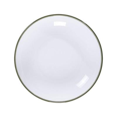 Prato Fundo Tramontina Jeri Verde Em Porcelana 25 Cm