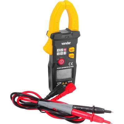 Alicate Amperímetro Digital Vonder Cat Iii 600v 200a 50 Mm - Mede Corrente Ac Tensão Ac/dc