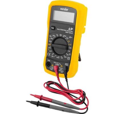 Multímetro Digital Vonder Mdv 0610 Compacto 600 V Ac/dc 10 A Corrente Dc Medidor De Tensão