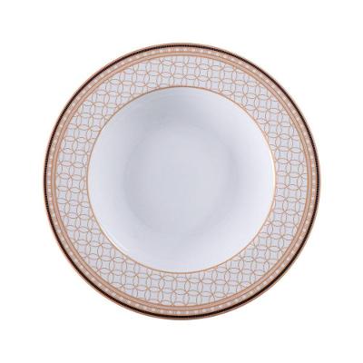 Prato Fundo Tramontina Solaris 23 Cm Em Porcelana Decorada