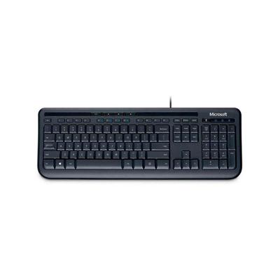 Teclado 600 ABNT USB Compatível com Computador, Tablet e Celular Preto Microsoft
