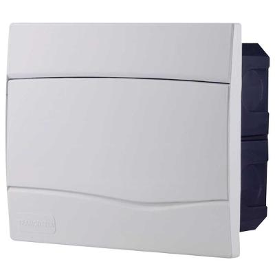 Quadro De Distribuição Tramontina 190 Mm X 230 Mm X 76 Mm Branco Termoplástico