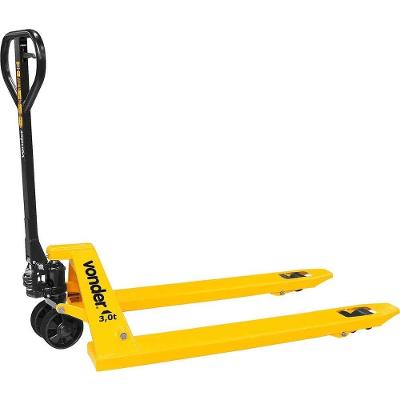 Paleteira Hidráulica Vonder 3 Toneladas 680 Mm Largura 1.520 Mm Comprimento 200 Mm Elevação