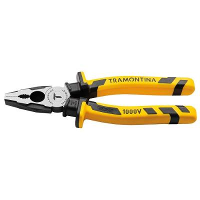 Alicate Universal Multiuso 8 Tramontina Isolado 1.000 V Ca Aço Vanádio
