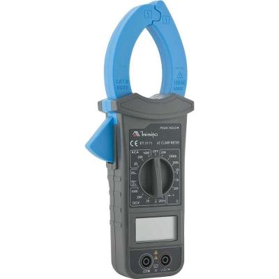 Alicate Amperímetro Digital Minipa Et-3111 1.000 A 750 V Com Função Peak Hold E Pontas De Prova