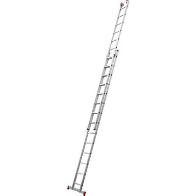 Escada Extensiva De Alumínio, 2 X 14 Degraus, 3 Em 1, Esc0623, Botafogo