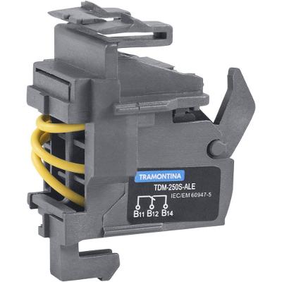 Contato De Alarme Tdm Tramontina Para Disjuntor Caixa Moldada Frame 250 A Lado Esquerdo 2,8 X 3,8 X
