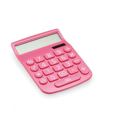 Calculadora De Mesa 12 Dígitos Mv-4130 Rosa