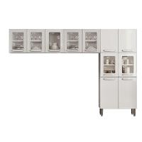 Kit de Cozinha Completa 3 Peças Evidence  (2 Armários + 1 Paneleiro) CPT61 Branco - Bertolini - 1