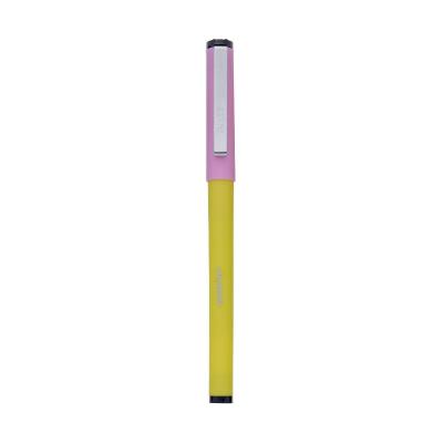 Caneta Esferográfica Molin do Brasil Boss Escrita Azul 0,7MM 1 Unidade Rosa e Amarelo