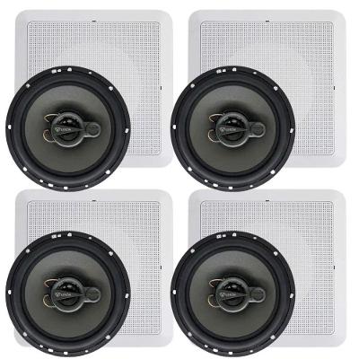 Kit de alto-falantes com Arandelas LD6-TX Diamond 140W Triaxial Full Range para Som Ambiente Branco