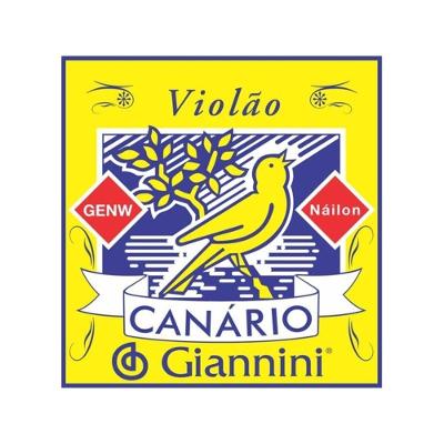 Encordoamento Para Violão Nylon Genw - Série Canário - Tensão Média