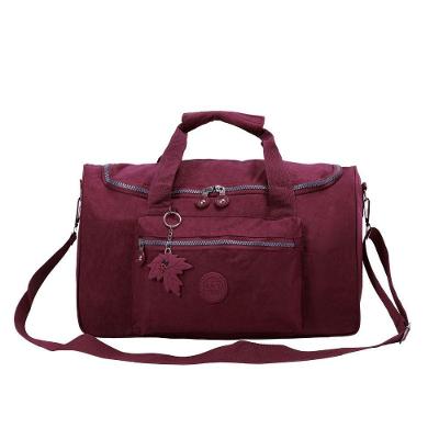 Sacola Viagem Bolsa Academia Fitness Feminina Pequena Mala De Mão Em Crinckle - Madrid Bordo