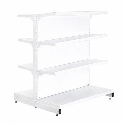 Gôndola Prateleira 4 Níveis 40x30 New Plus 1,40 Central Inicial Pe Branco - Sa Gôndolas