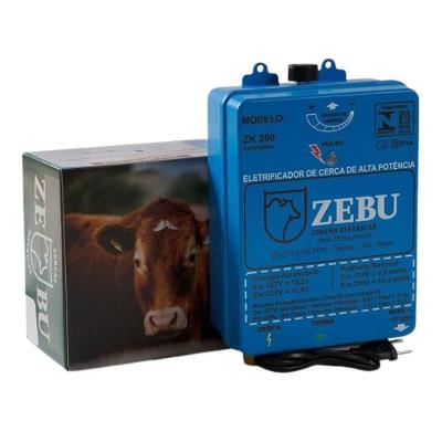 Eletrificador Elétrico De Cercas Grandes Propriedades Até 130.000m Zk200 Bivolt - Zebu 3649-8 Bivolt