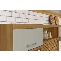 Cozinha Modulada Nesher Princesa 3 Peças (balcão + Aéreo + Paneleiro) C3p23 Freijo/off White - 7