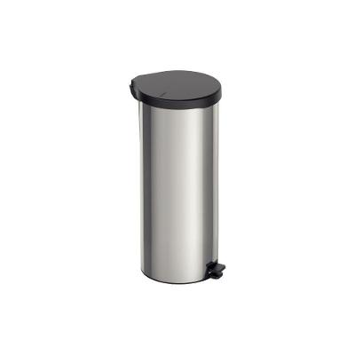 Lixeira Com Pedal Em Aço Inox Com Acabamento Polido New 30 Litros - Tramontina 94538730