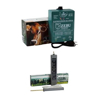 Eletrificador Cerca Elétrica Pequenas Propriedades 4.500m Ppcr Bivolt + Voltímetro - Zebu Bivolt