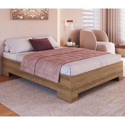 Cama De Casal Para Colchão 188x138cm Multimóveis CR40135 Mel
