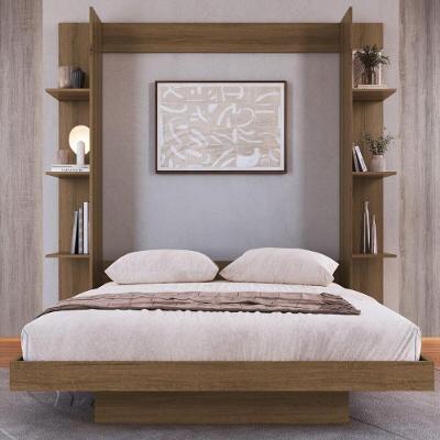 Cama De Casal Articulada Com Estante Para Colchão 188x138cm Multimóveis CR40141 Mel