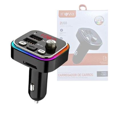 Carregador Transmissor Veicular Mp3 Player Bluetooth