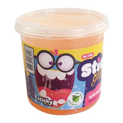 Pote De Slime Geleca 130g Colorido Com Glitter Sortido
