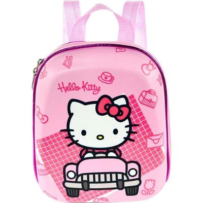 Mochila Infantil Hello Kitty Rosa - Tamanho P