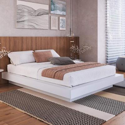 Cama De Casal-queen Para Colchão 198x158cm Multimóveis CR40142 Branco