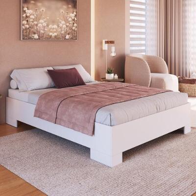 Cama De Casal Para Colchão 188x138cm Multimóveis CR40135 Branco