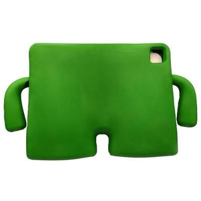 Capa Infantil Com Bracinhos Para Tablet Samsung Galaxy Tab A8 X200 A7 T500 P610 T720 T860 Cor Verde