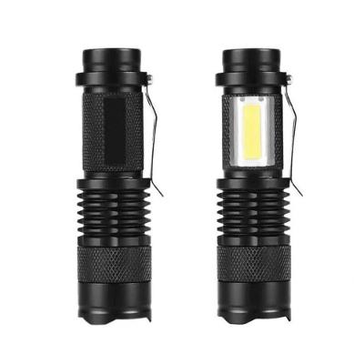 Mini Lanterna Led Cob Portatil Usb Recarregavel Tatica Dupla - Três Modos De Iluminação