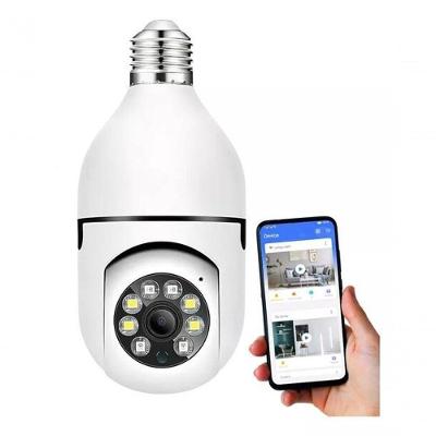 Câmera Segurança Ip 360 Lâmpada Wi-fi Visão Noturna áudio Hd