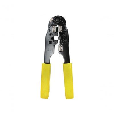 Alicate de Crimpar HK-300 para Conectores RJ45 3 em 1 Corta Decapa e Crimpa Hikari