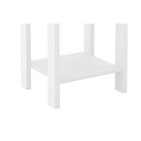 Mesa Cabeceira Infantil AZ1016 c/ 1 Gaveta Branco - Tecno Mobili - 5