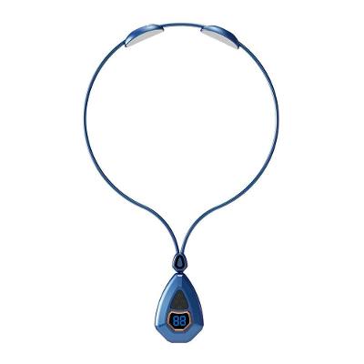 Massageador Elétrico Pescoço Cervical Ems Anti Estresse - Relaxamento E Bem-estar Completo Azul