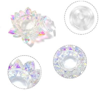 Pote De Vidro Em Formato Flor De Lótus - Sofisticação Para Decorar E Servir.ideal Para Servir Petiscos, Sobremesa