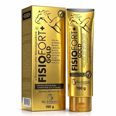 Pomada Massageadora Fisiofort Gold 150g - Alívio Muscular, Circulação E Frescor | Bio Instinto