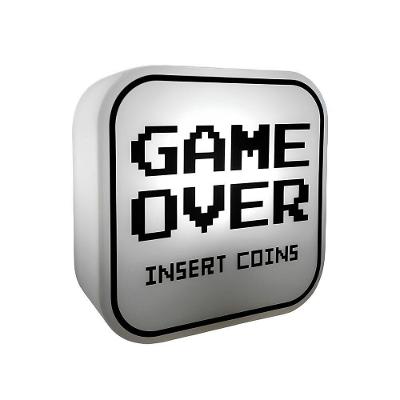 Luminária Box Game Over Decoração Setup Parede Ou Mesa - Bivolt