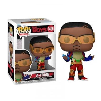 Brinquedo Pop The Boys A-train Trem-bala 1406 com Movimentos Dinâmicos e Materiais Resistentes Funko