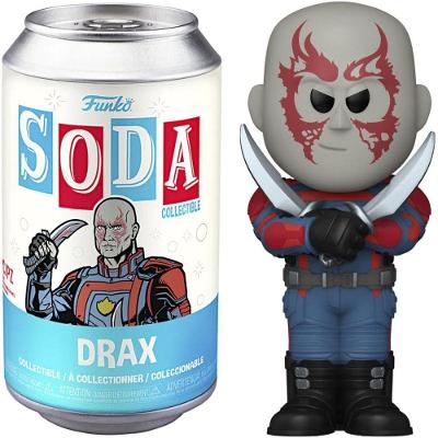 Refrigerante Pop Soda Guardiões Galáxia Drax Destruidor Chance Chase Sabor Cítrico Funko Pop!