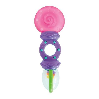 Mordedor Chocalho Rattle & Teethe Bright Starts Texturizado E Livre De Bpa