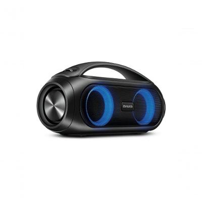 Boombox Bluetooth AWS-BBS-02-A 50W com Bateria Recarregável IPX5 RGB Bivolt Preto