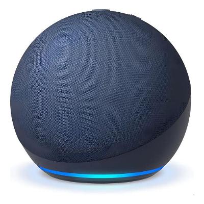 Amazon Echo Dot 5th Gen Com Assistente Virtual Alexa - Azul Escuro
