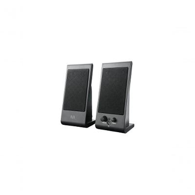 Caixa de Som 2.0 com Fio SP009 3W RMS USB e P2 Preto para PC, Notebook, Filmes, Músicas e Jogos