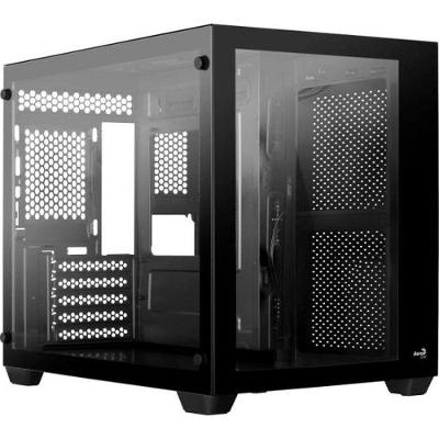 Gabinete Gamer Dryft Mid Tower Micro-ATX e Mini-ITX com Lateral em Vidro Temperado e RGB Preto
