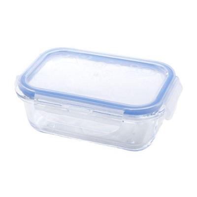 Pote Hermético De Borossilicato Retangular Com Tampa Stripes 1040ml Guardar Comida